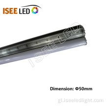 DMX Luz de tubo de píxel de colorido programable LED
